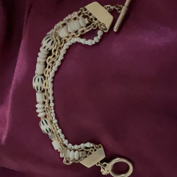 NWOT LUCKY BRAND MULTI ROW BRACELET GOLD TONE - Picture 2 of 3